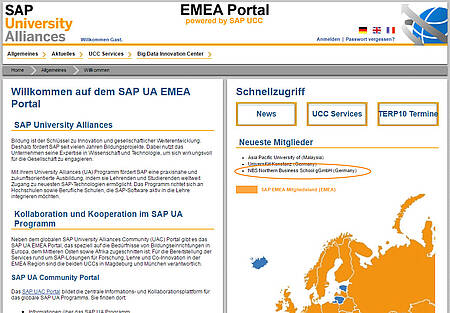 Die NBS ist neuestes Mitglied im SAP University Alliances (UA) Programm.