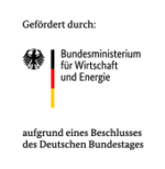 Gefördert durch: Bundesministerium für Wirtschaft und Energie, aufgrund eines Beschlusses des Deutschen Bundestages
