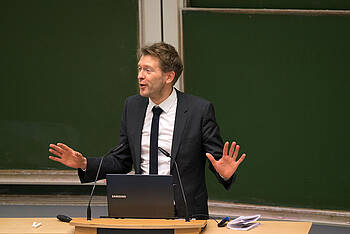 Prof. Dr. Henning Vöpel vom HWWI hielt den Festvortrag