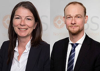 Prof. Dr. Harriet Kleiminger und Prof. Dr. Achim Wortmann