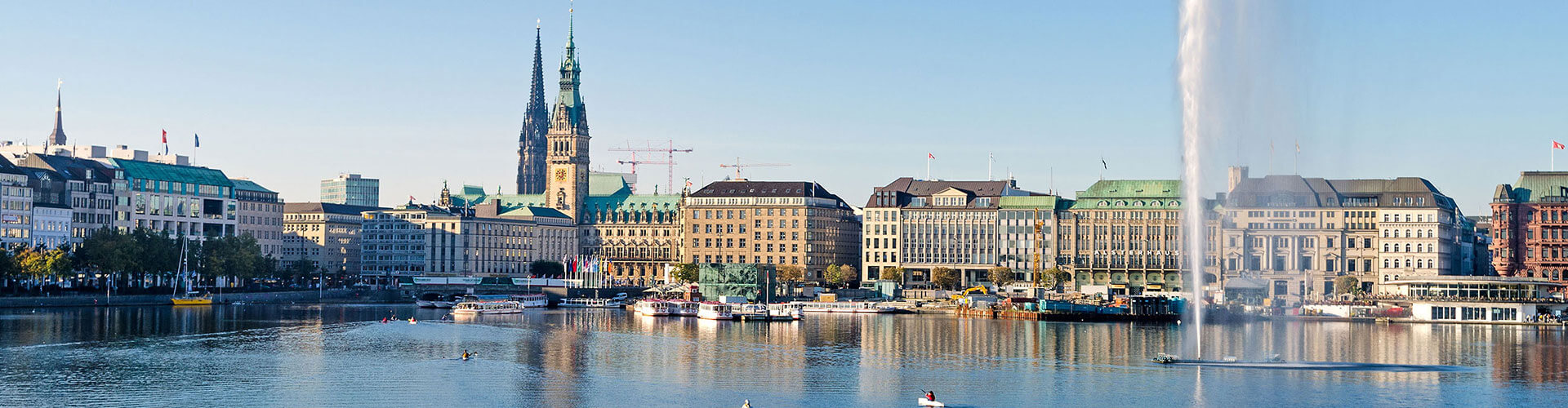 Hamburger Alster im Sommer